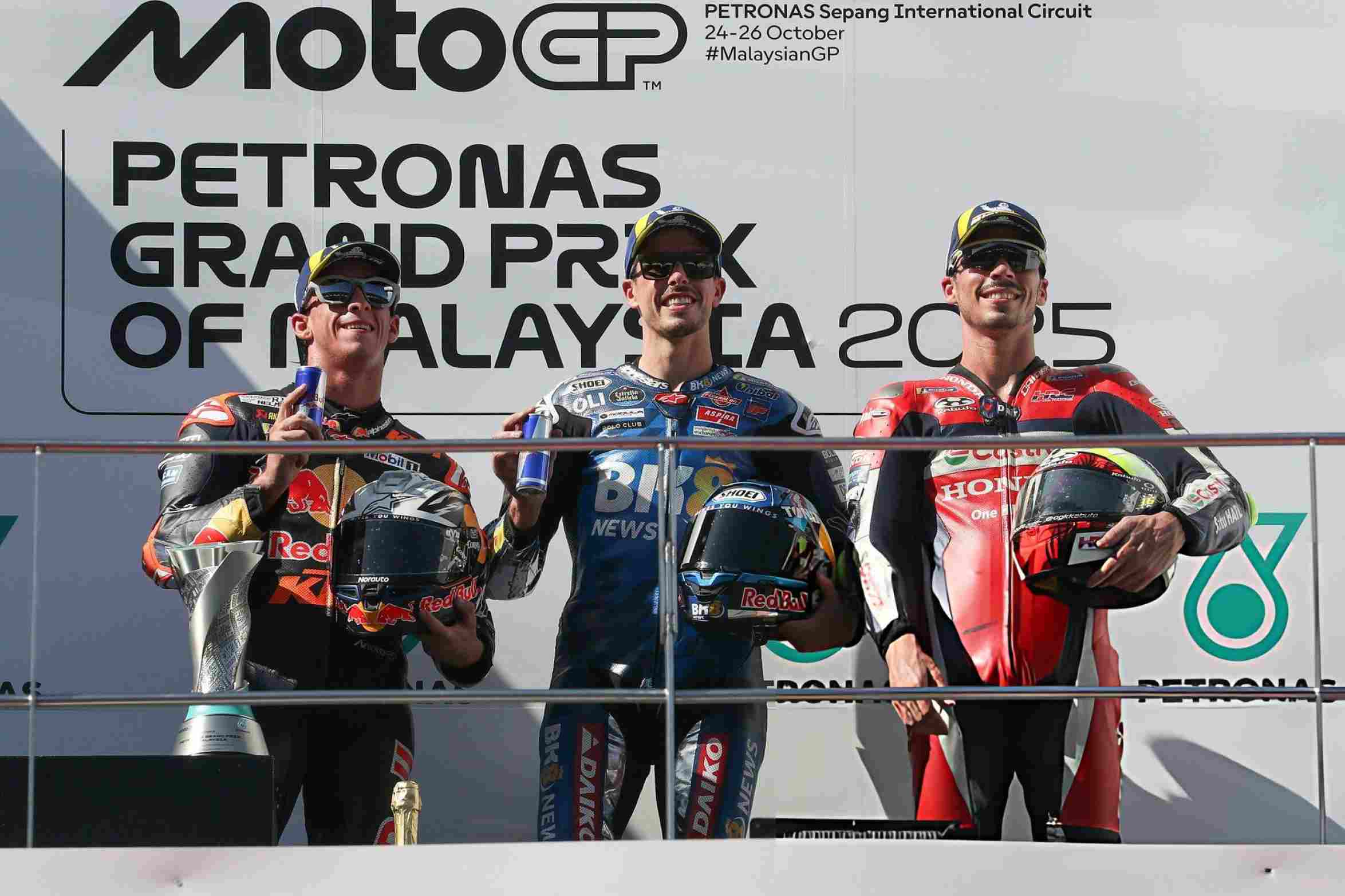 Alex, Acosta, dan Mir naik podium MotoGP Malaysia